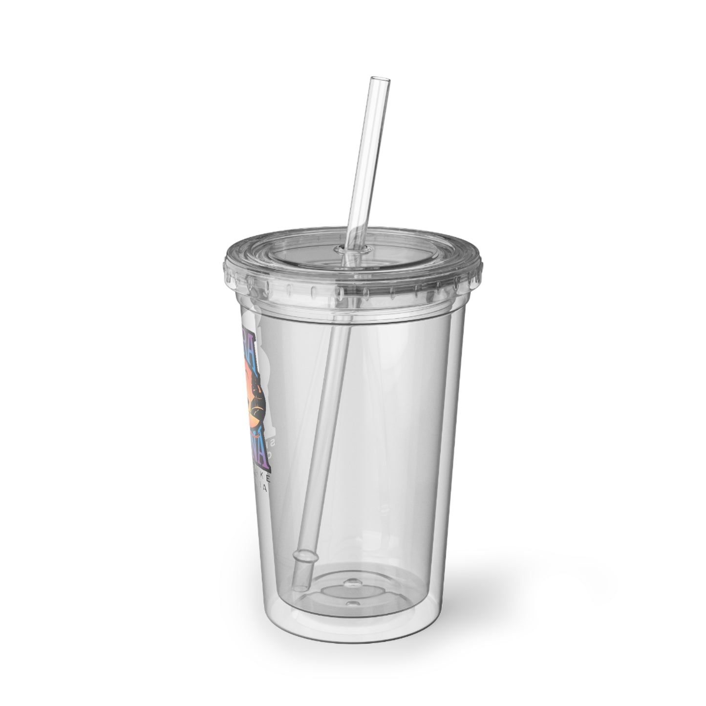 SMI Acrylic Cup with Straw