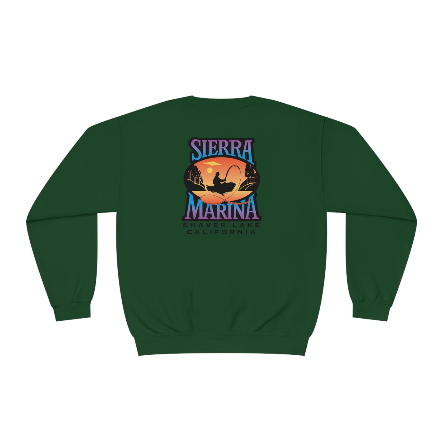 SMI Men's NuBlend Crewneck Sweatshirt White & Color Logo