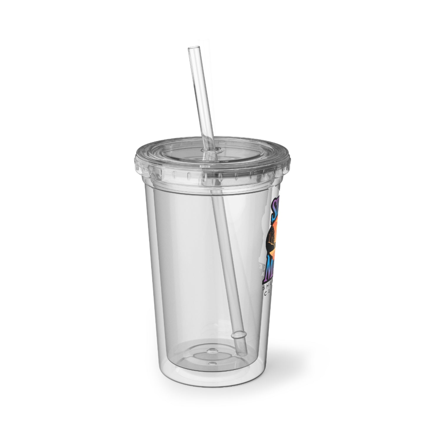 SMI Acrylic Cup with Straw