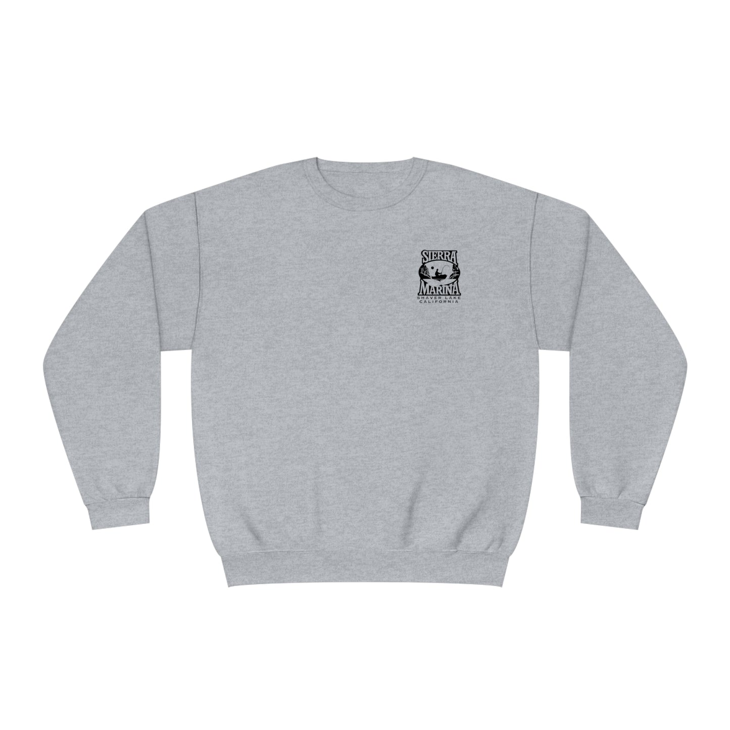 SMI Men's NuBlend Crewneck Sweatshirt Black & Color Logo