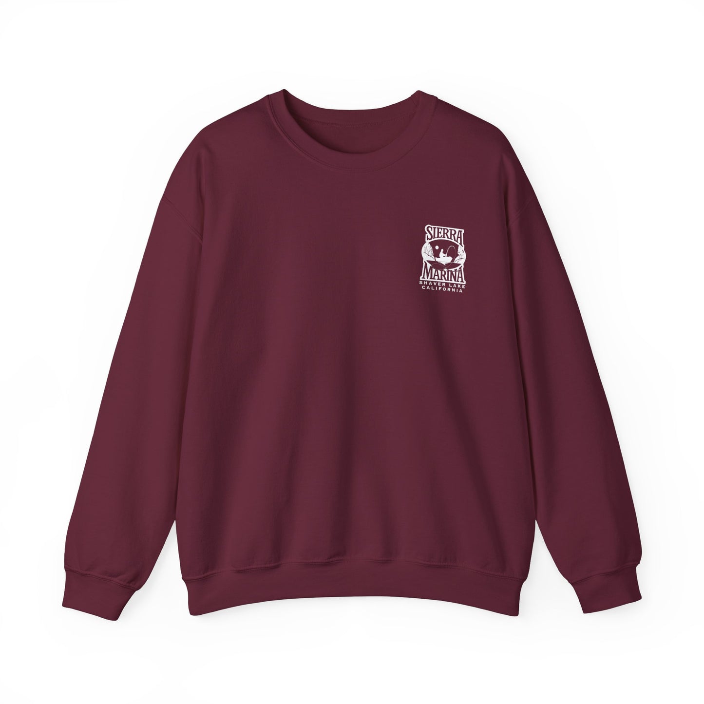 SMI Men's Crewneck Sweatshirt White & Color Logo