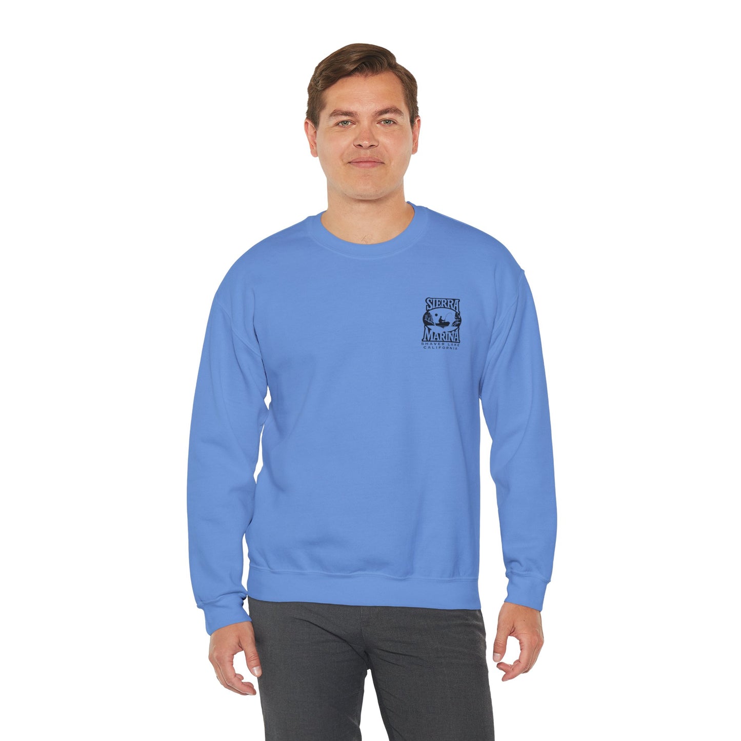 SMI Men's Crewneck Sweatshirt Black & Color Logo