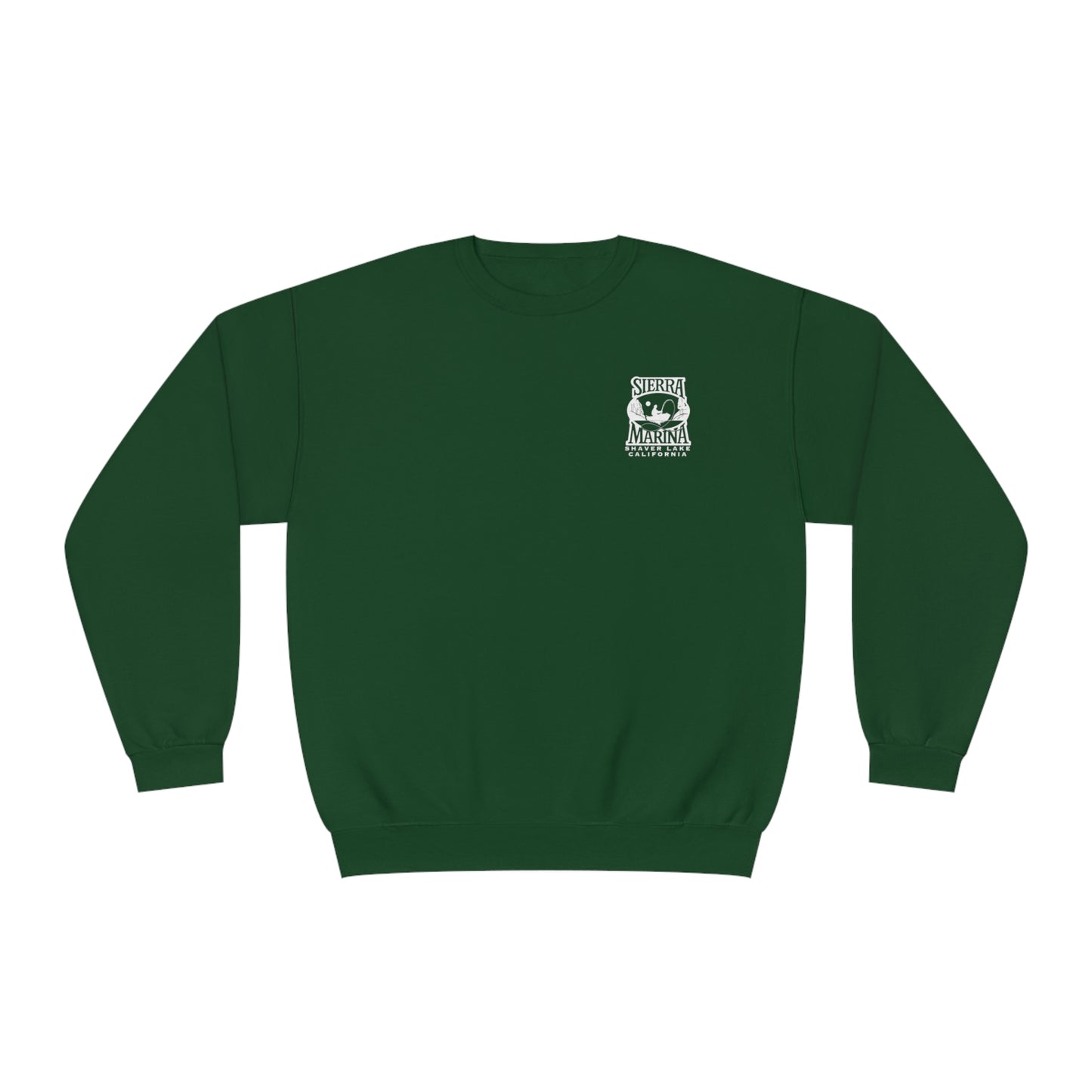 SMI Men's NuBlend Crewneck Sweatshirt White & Color Logo