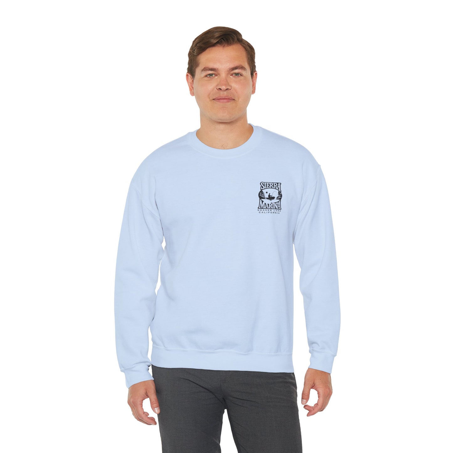 SMI Men's Crewneck Sweatshirt Black & Color Logo