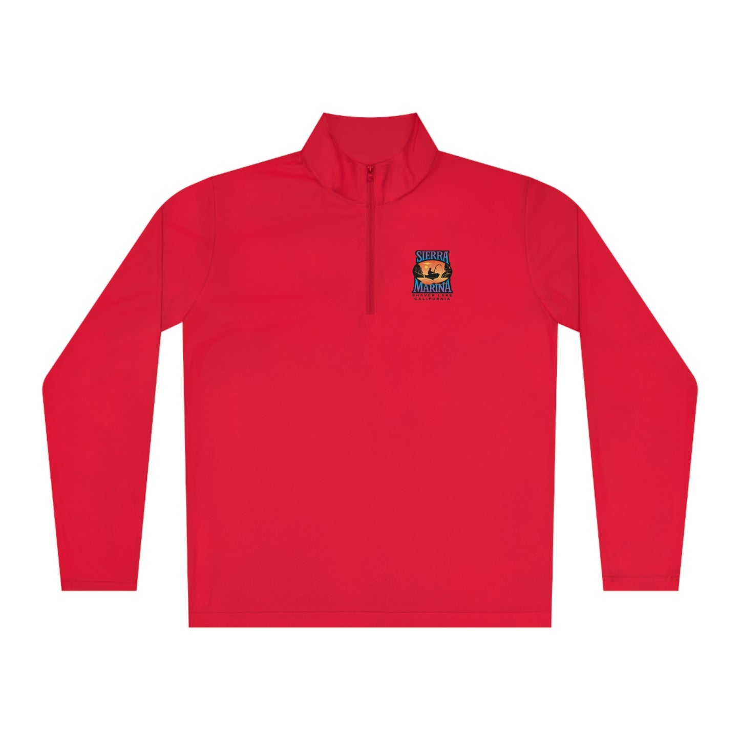 SMI Men's Quarter-Zip Pullover Color Logo