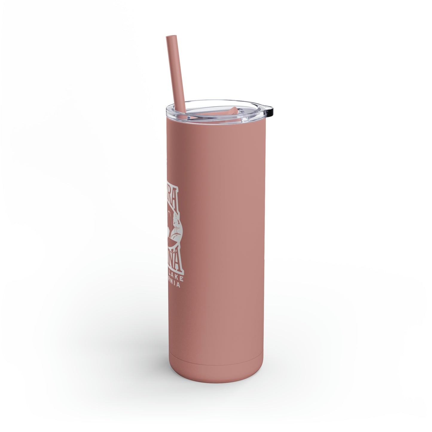 SMI Skinny Matte Tumbler, 20oz Withe Logo