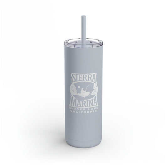 SMI Skinny Matte Tumbler, 20oz Withe Logo