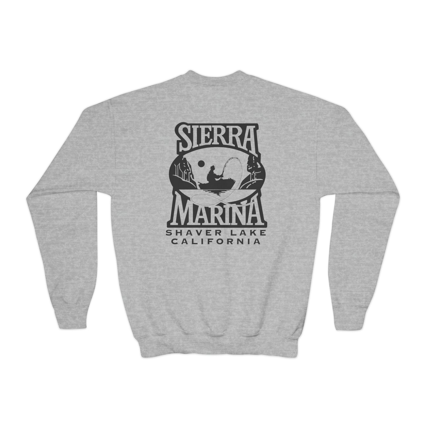 SMI Youth Crewneck Sweatshirt Black & White Logo