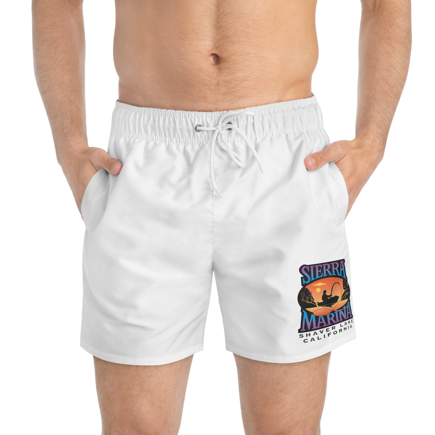 SMI Men's Swim Trunks Color Logo