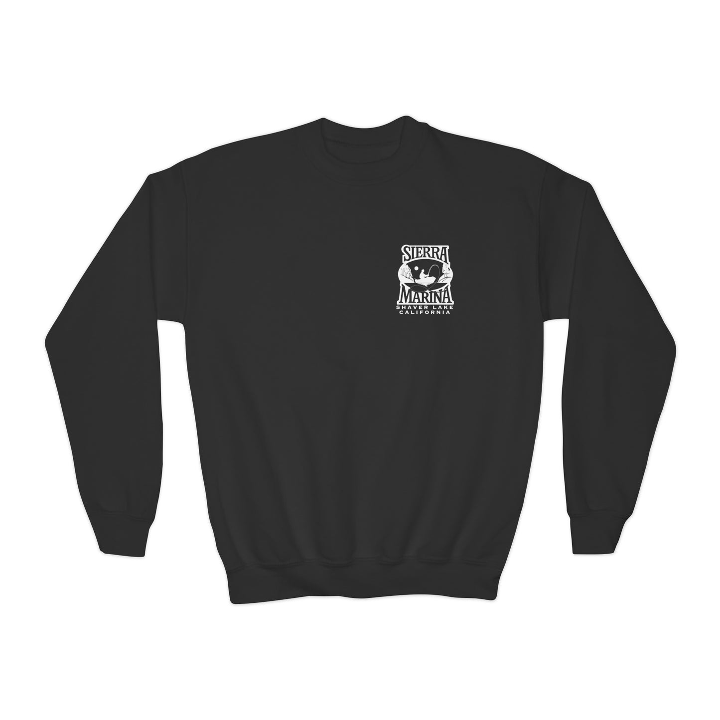 SMI Youth Crewneck Sweatshirt Black & White Logo