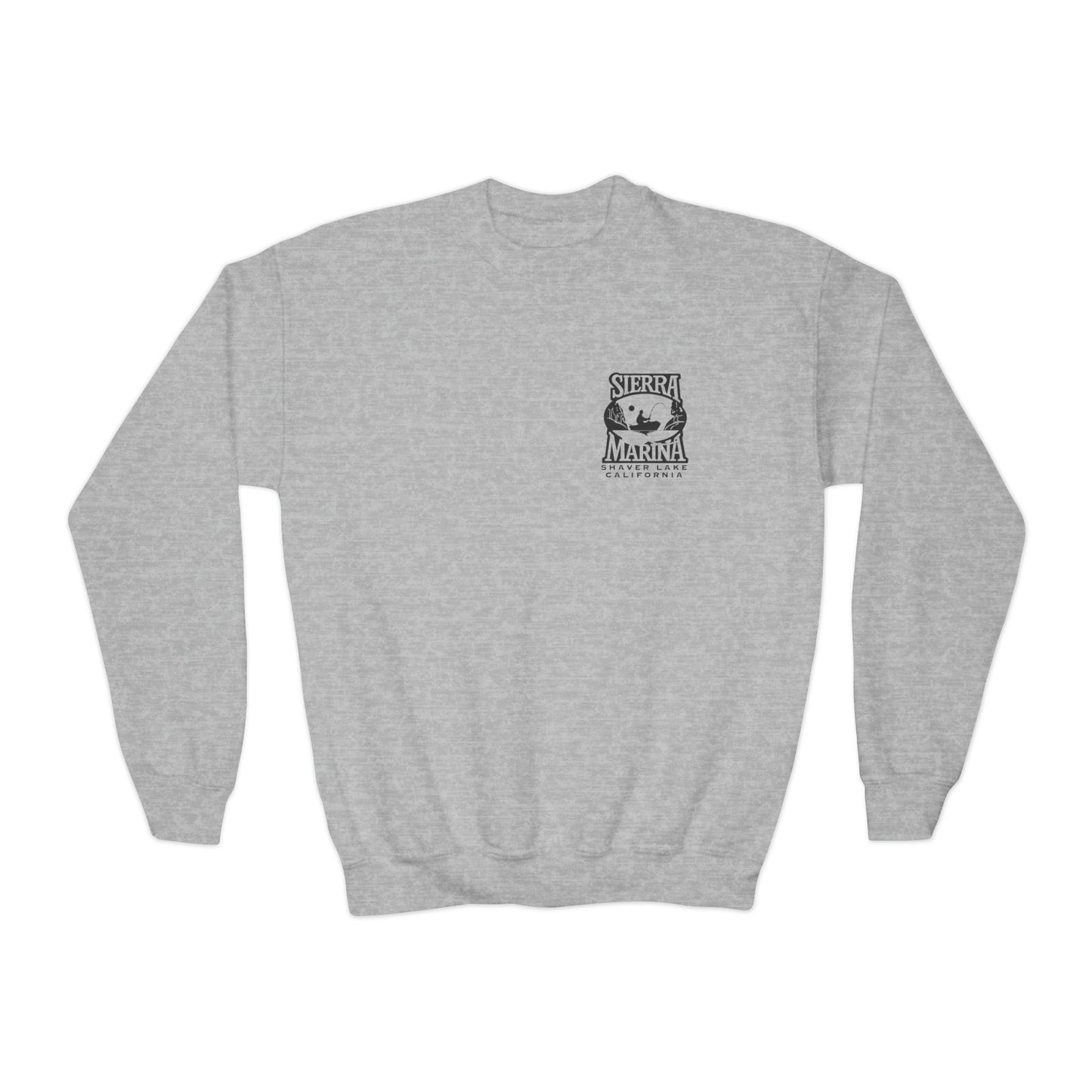 SMI Youth Crewneck Sweatshirt Black & White Logo