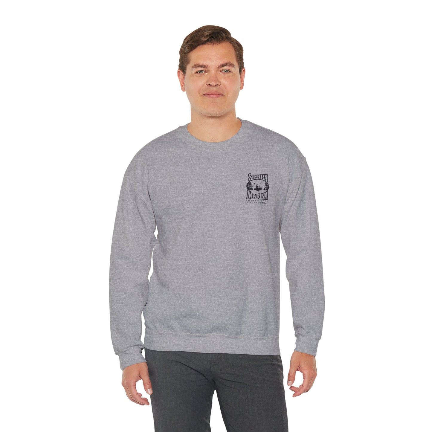 SMI Men's Crewneck Sweatshirt Black & Color Logo