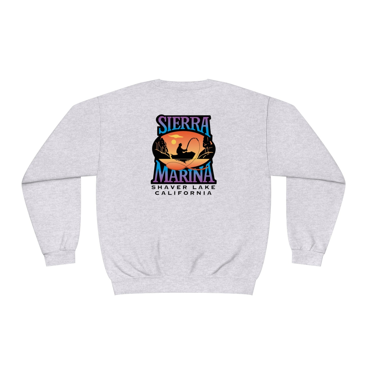 SMI Men's NuBlend Crewneck Sweatshirt Black & Color Logo