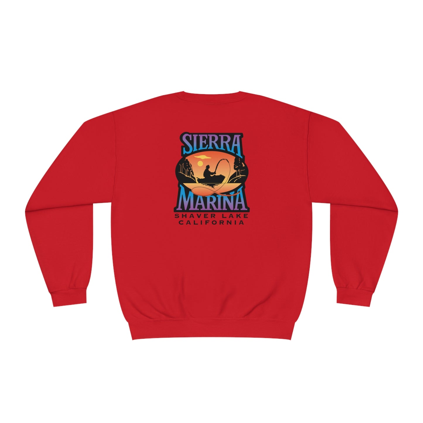 SMI Men's NuBlend Crewneck Sweatshirt Black & Color Logo