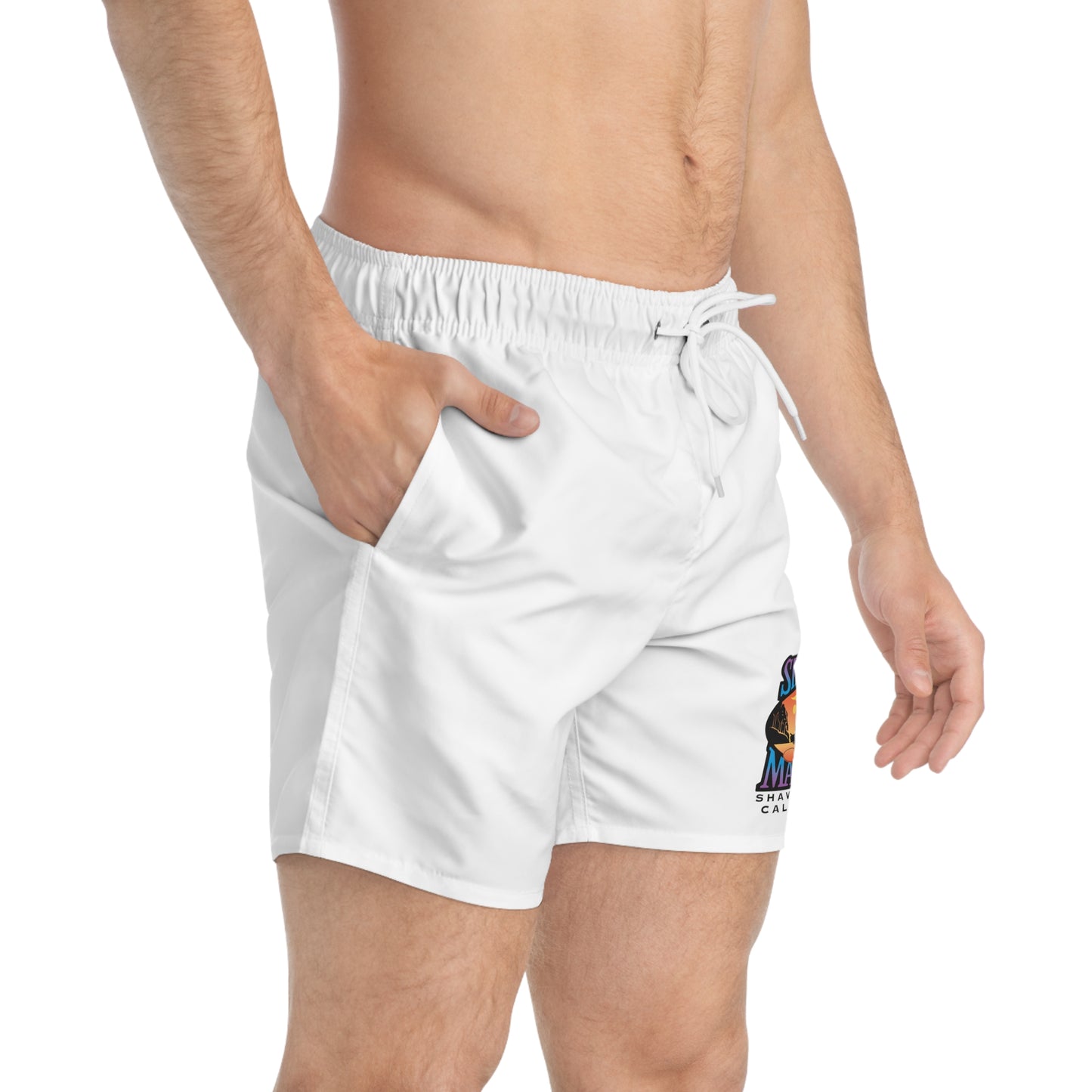 SMI Men's Swim Trunks Color Logo