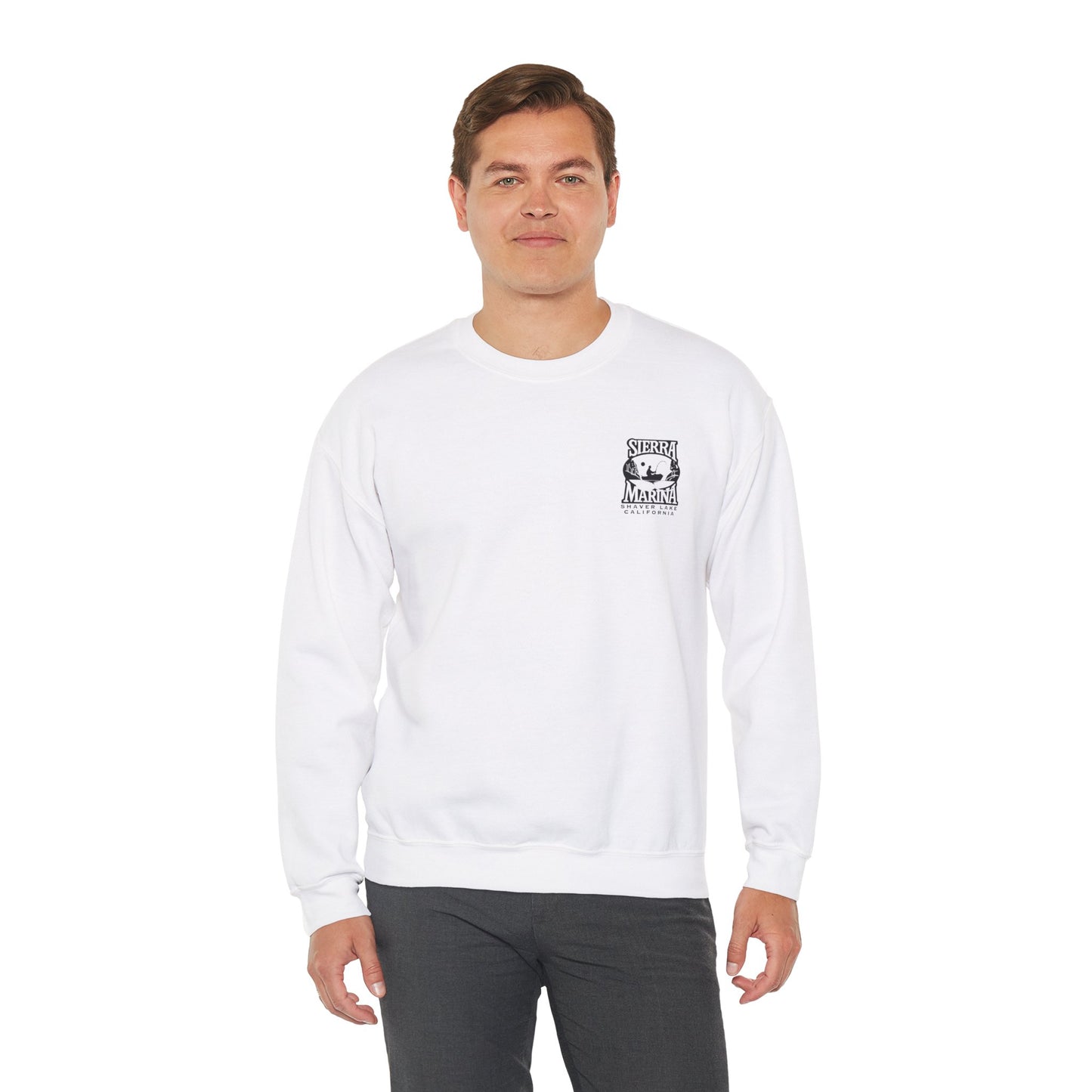 SMI Men's Crewneck Sweatshirt Black & Color Logo