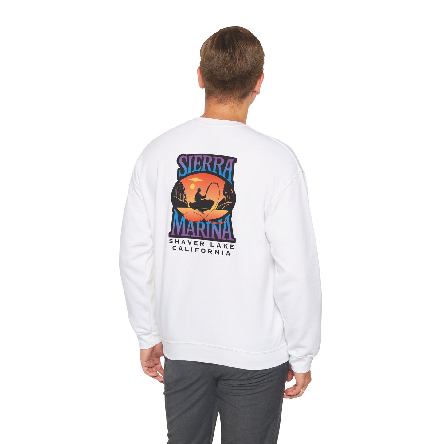 SMI Men's Crewneck Sweatshirt Black & Color Logo