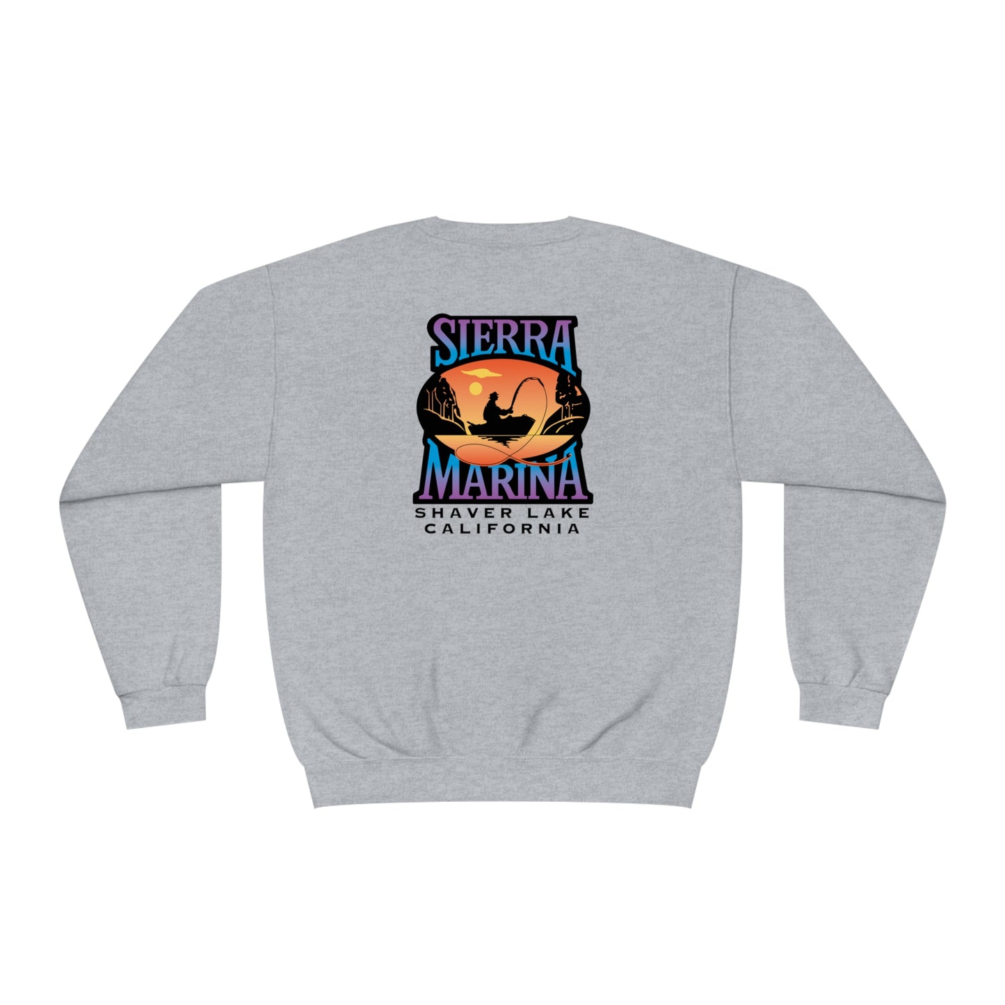 SMI Men's NuBlend Crewneck Sweatshirt Black & Color Logo