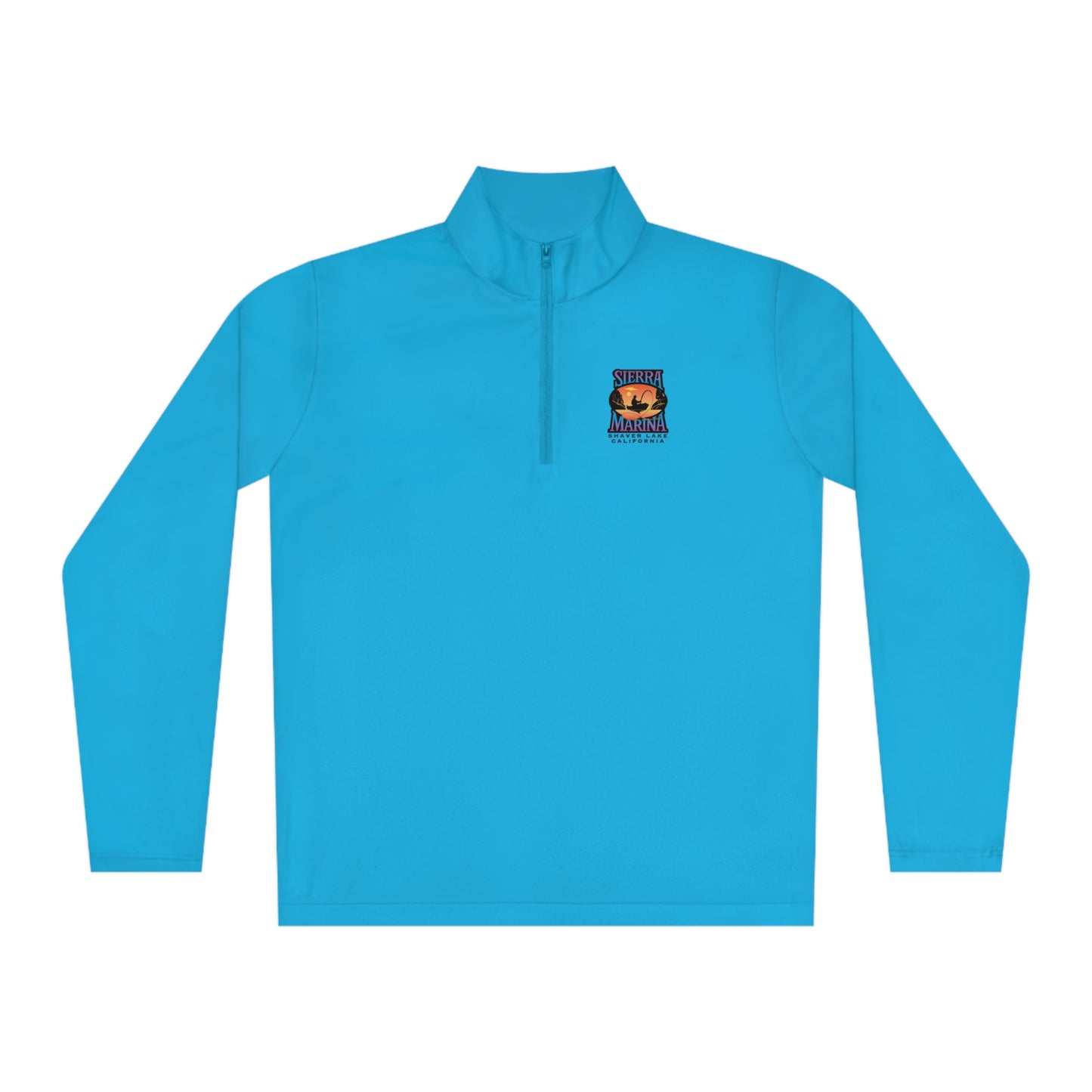 SMI Men's Quarter-Zip Pullover Color Logo