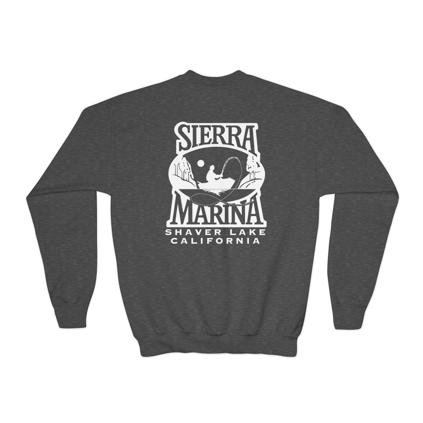 SMI Youth Crewneck Sweatshirt Black & White Logo