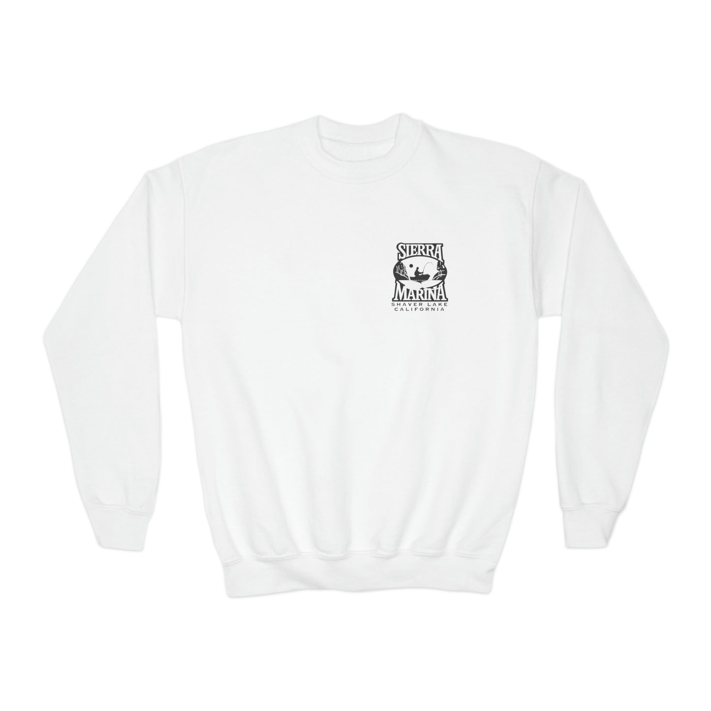 SMI Youth Crewneck Sweatshirt Black & White Logo