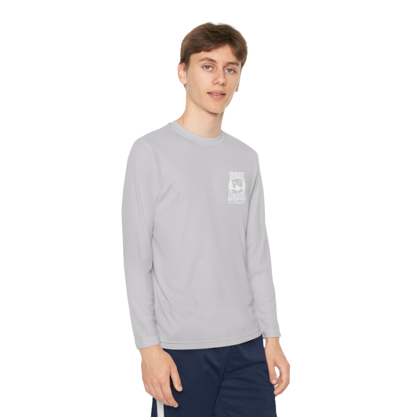 SMI Youth Long Sleeve Shirt White Logo