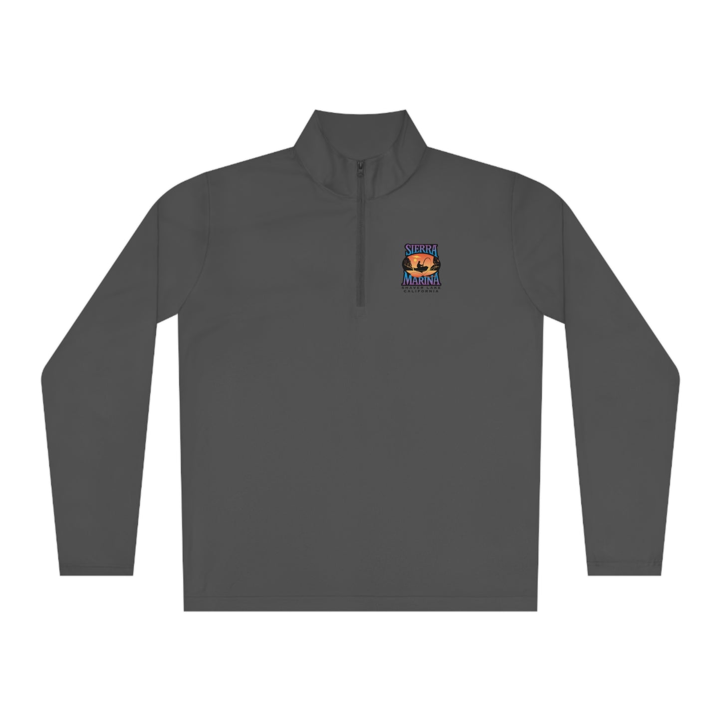 SMI Men's Quarter-Zip Pullover Color Logo