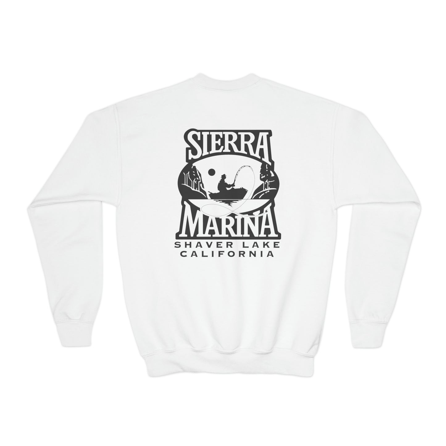 SMI Youth Crewneck Sweatshirt Black & White Logo