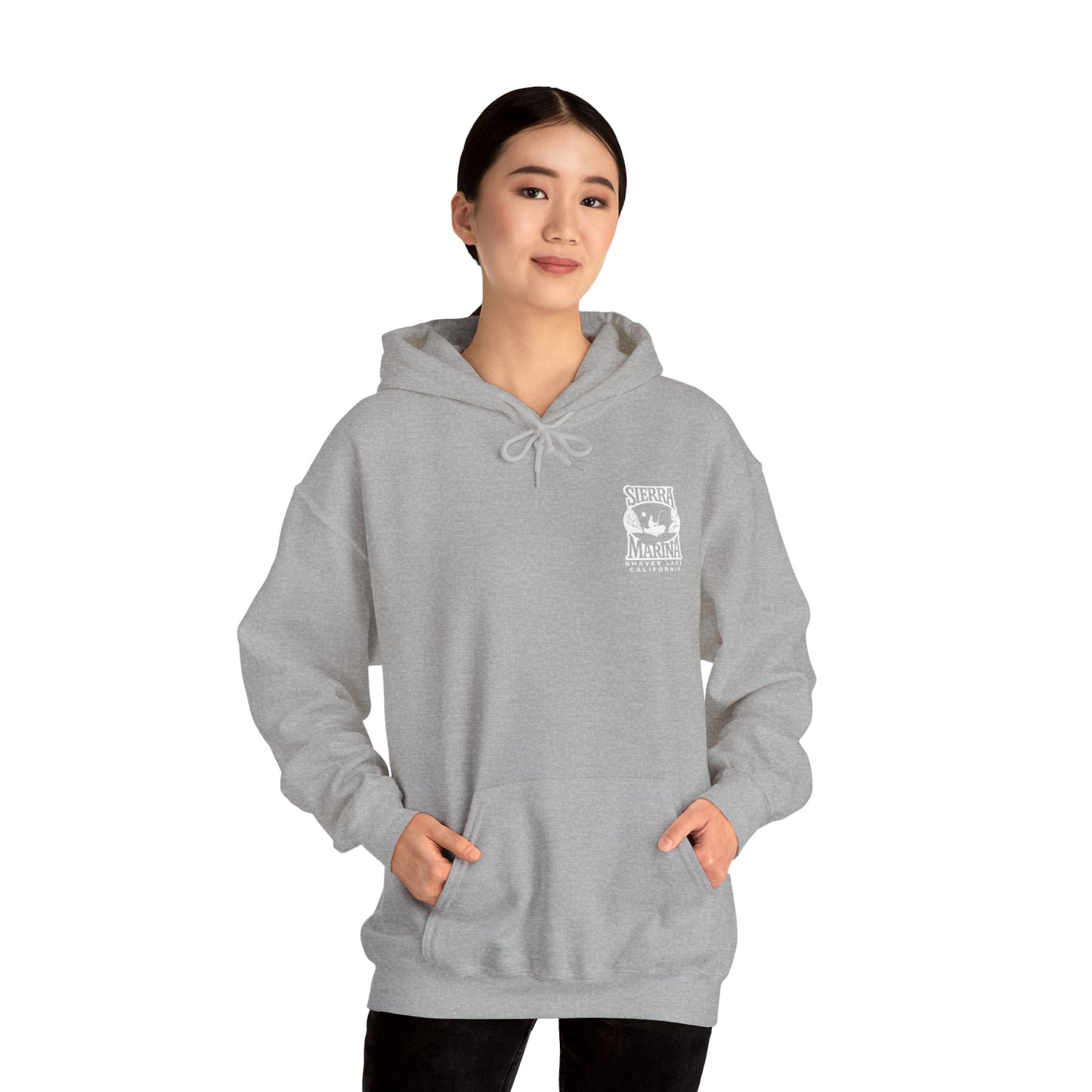 SMI Women's Hooded Sweatshirt White Logo