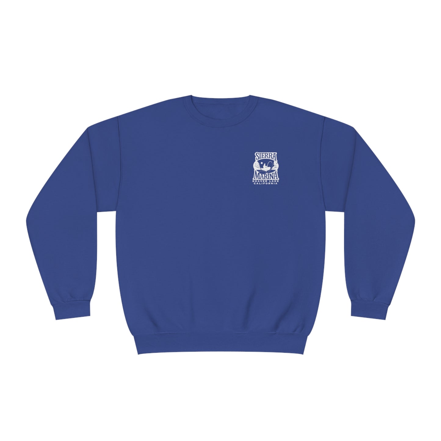 SMI Men's NuBlend Crewneck Sweatshirt White & Color Logo